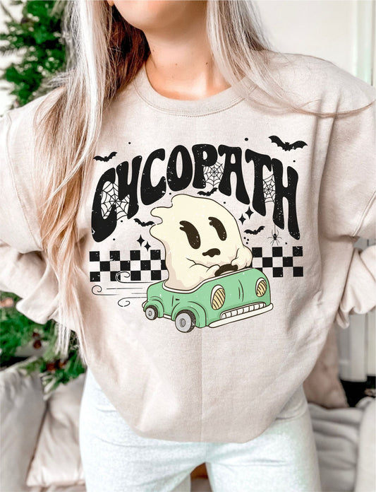 Chcopath Checkered Ghost Car DTF Transfer Design