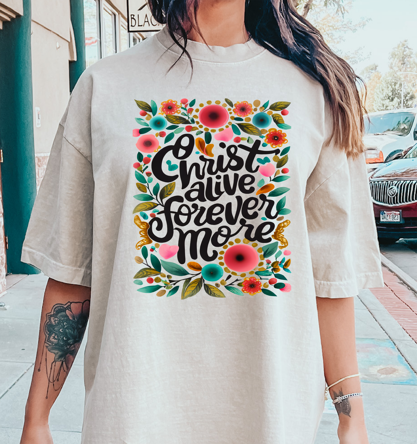 Christ alive forever more DTF Transfer Design
