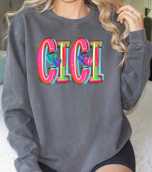 Cici Cheery Word DTF Transfer Design