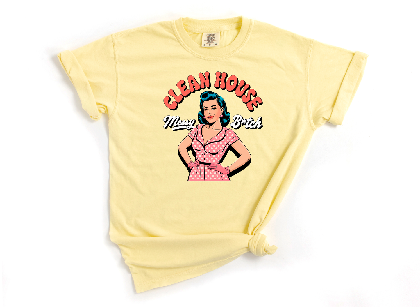 Clean House Messy Bitch DTF Transfer Design