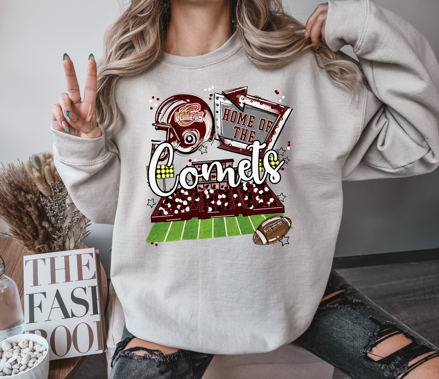 Home of the Mascot Football DTF Transfer Design