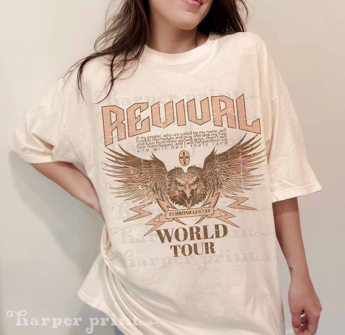 Revival World Tour DTF Transfer Design