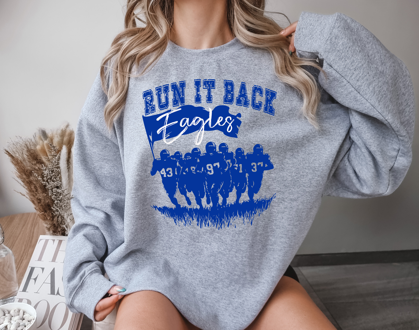 Run it Back Football Mascots DTF Transfer Design