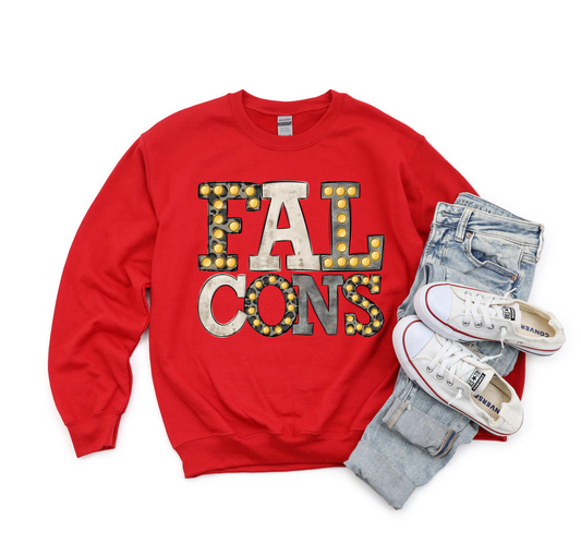 Falcons Neutral Marquee DTF Transfer Design Bev