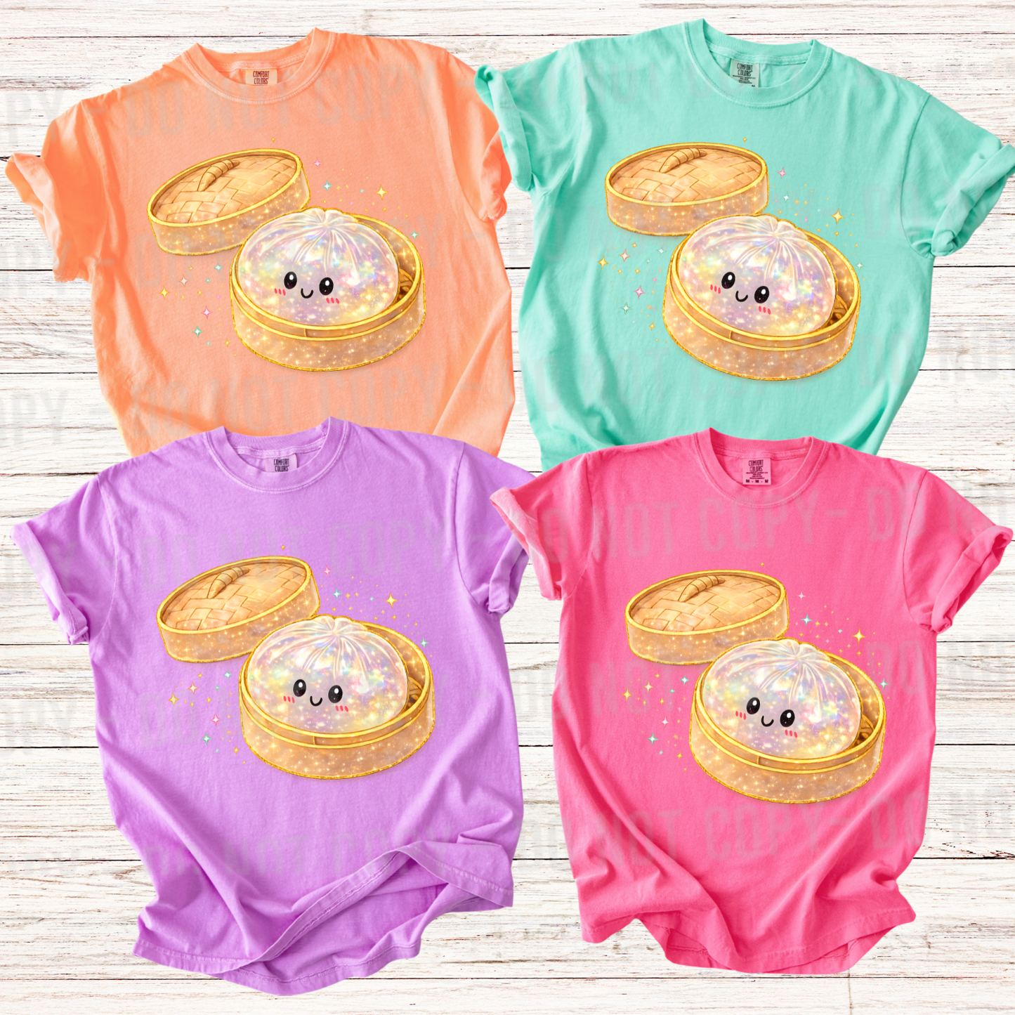 Glitter Dumplings DTF Transfer Design