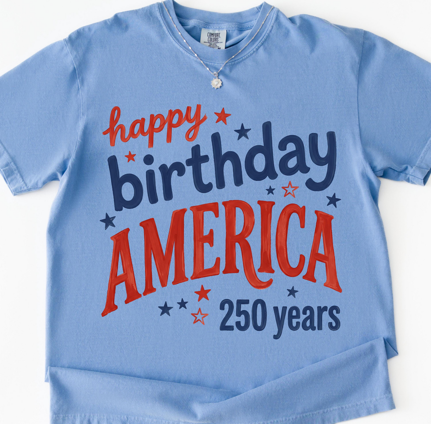 happy birthday america 250 years DTF Transfer design