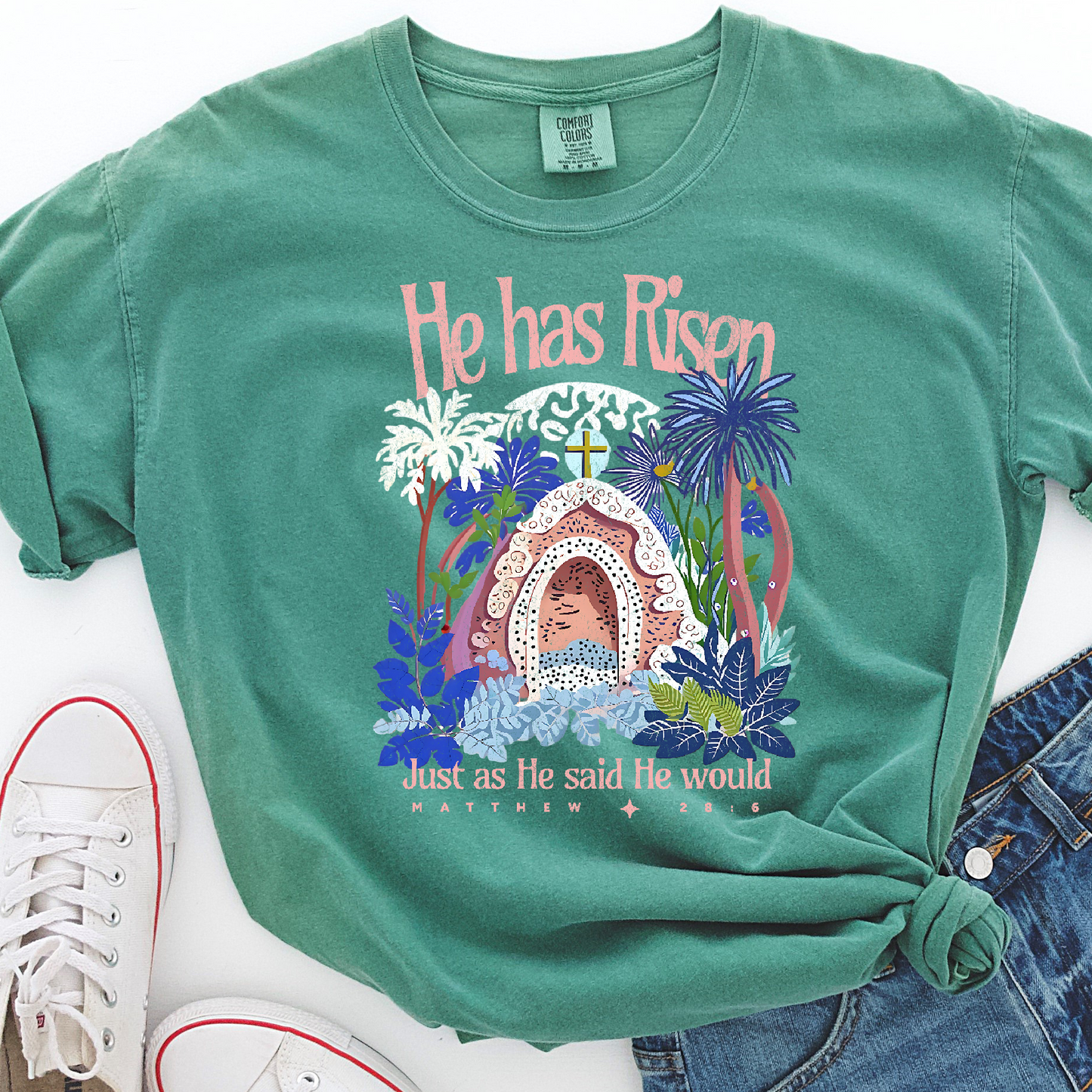 He has Risen DTF Transfer Design