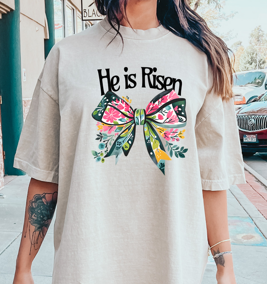 He is Risen bow DTF Transfer Design