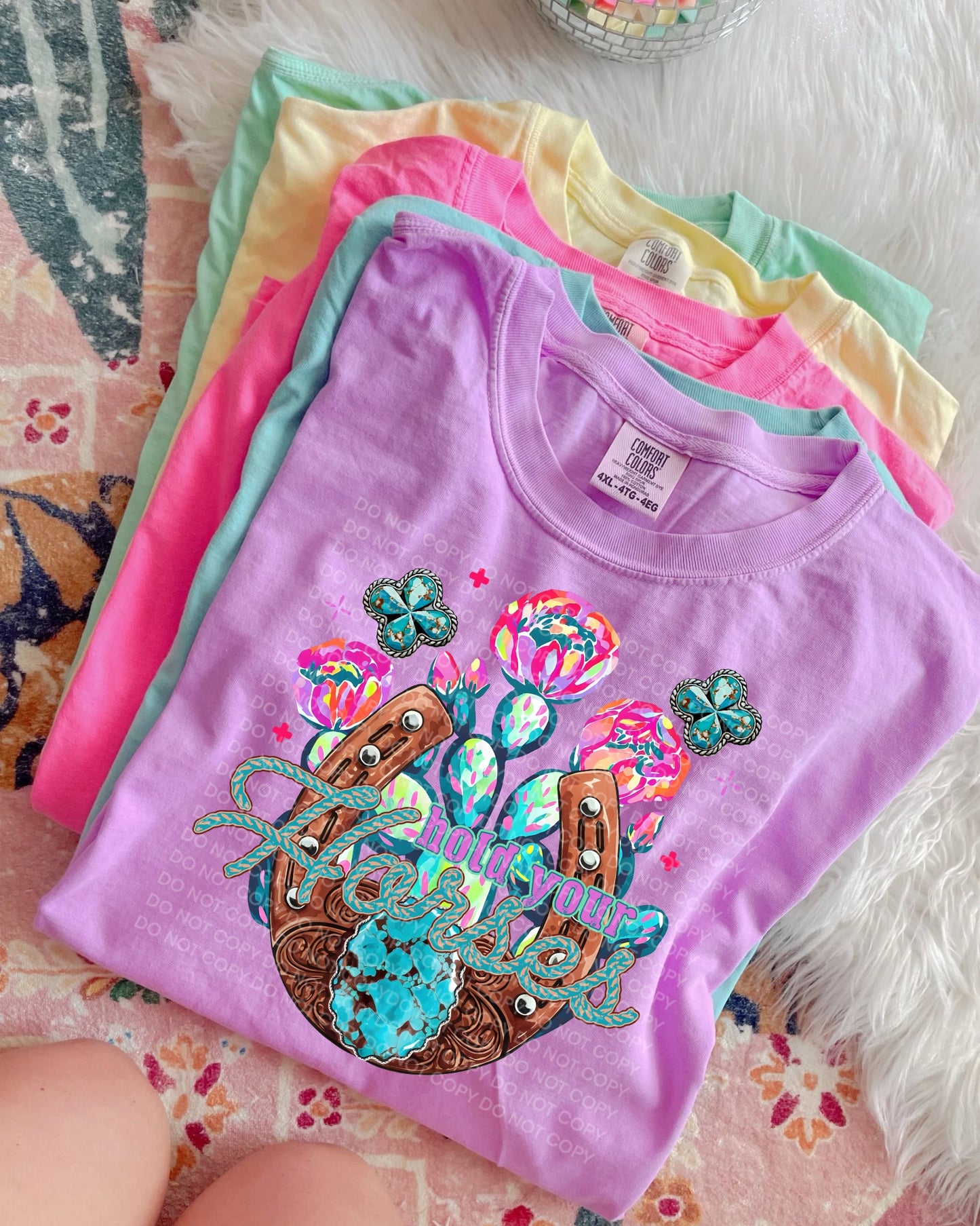 hold your horses DTF Transfer Design