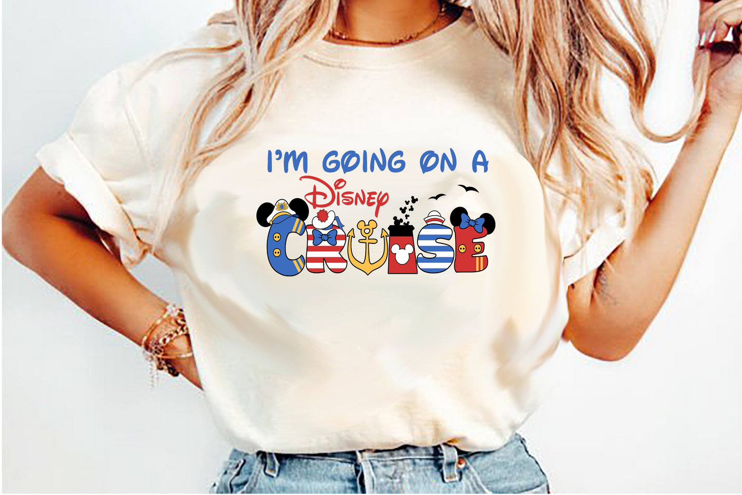 i'm going on a disney cruise DTF Transfer Design