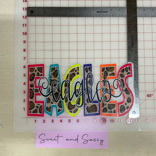 Eagles Cheetah DTF Transfer