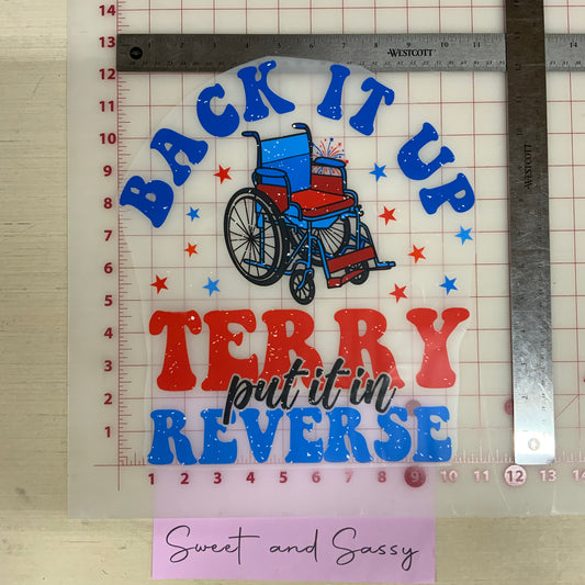 Back It Up DTF Transfer Design