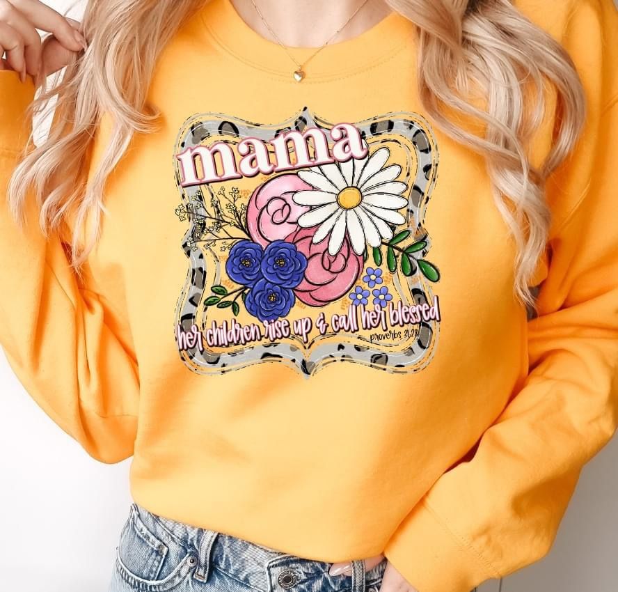 Mama, Proverbs 31:28 DTF Transfer Design