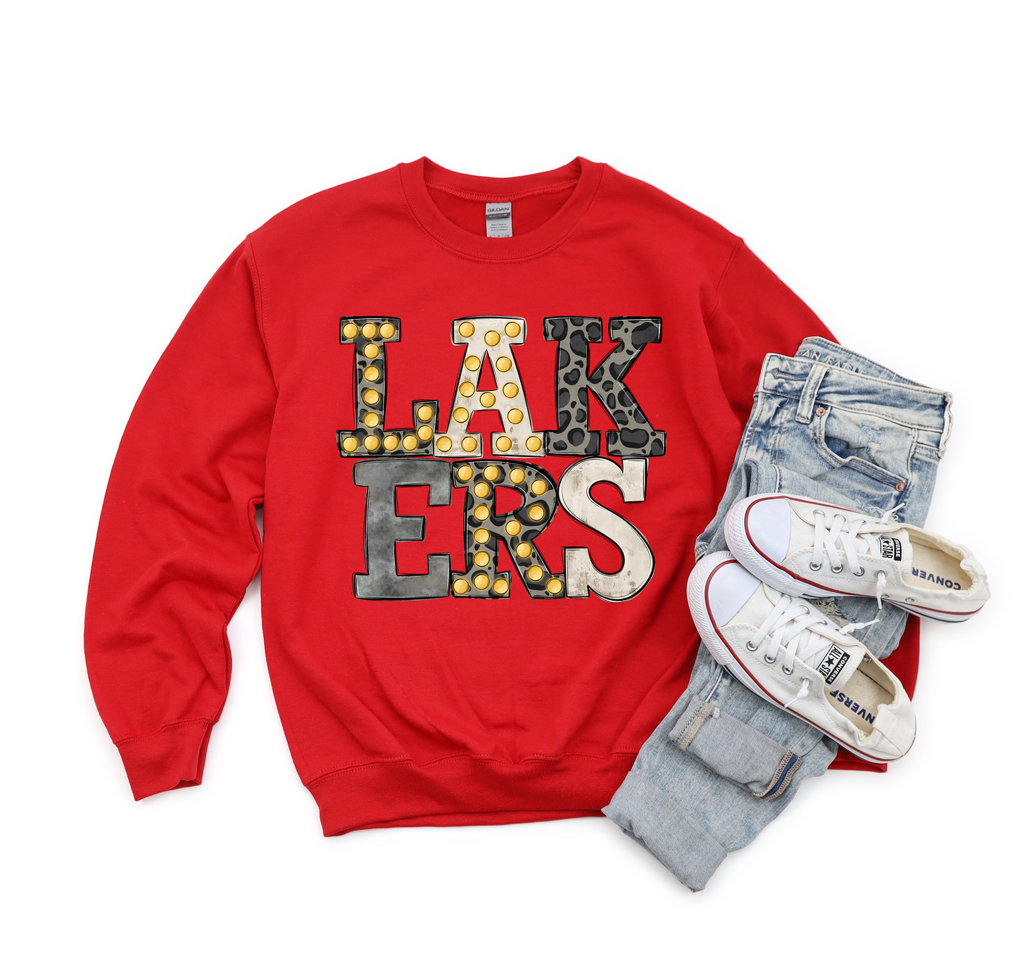 Lakers Neutral Marquee DTF Transfer Design Bev