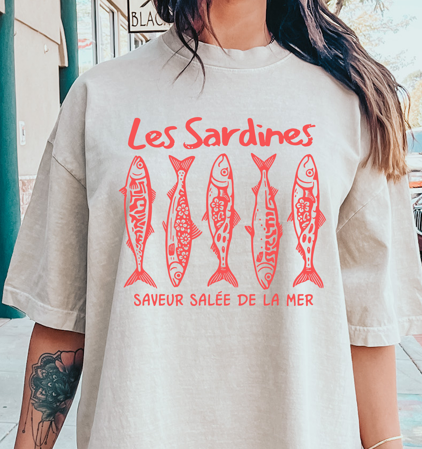les sardines DTF Transfer Design