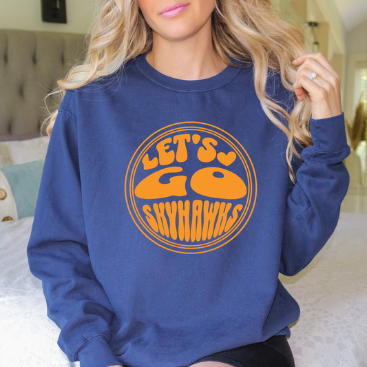 Let's Go Skyhawks DTF Transfer