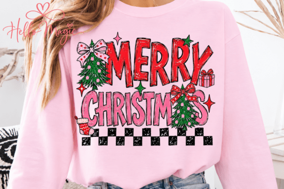 merry christmas png DTF Transfer Design