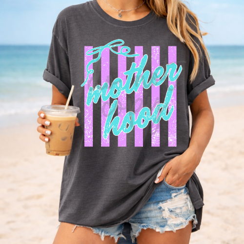 mother hood stripes 300dpi DTF Transfer Design