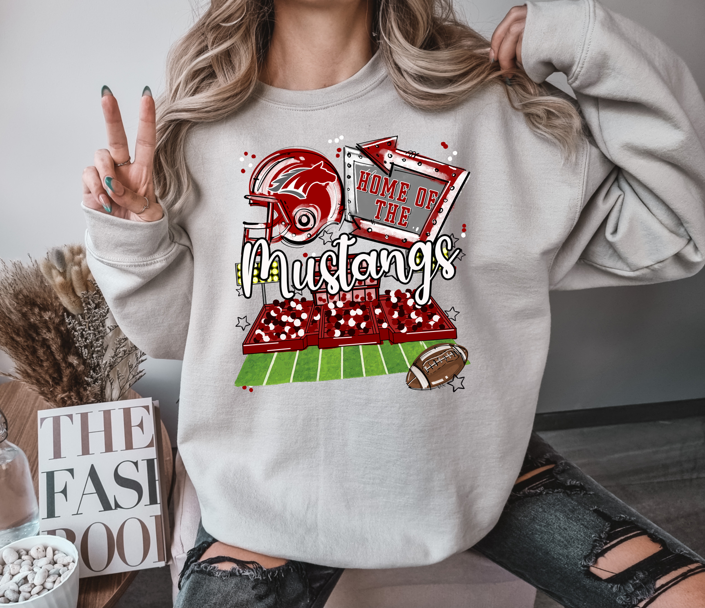 Home of the Mascot Football DTF Transfer Design