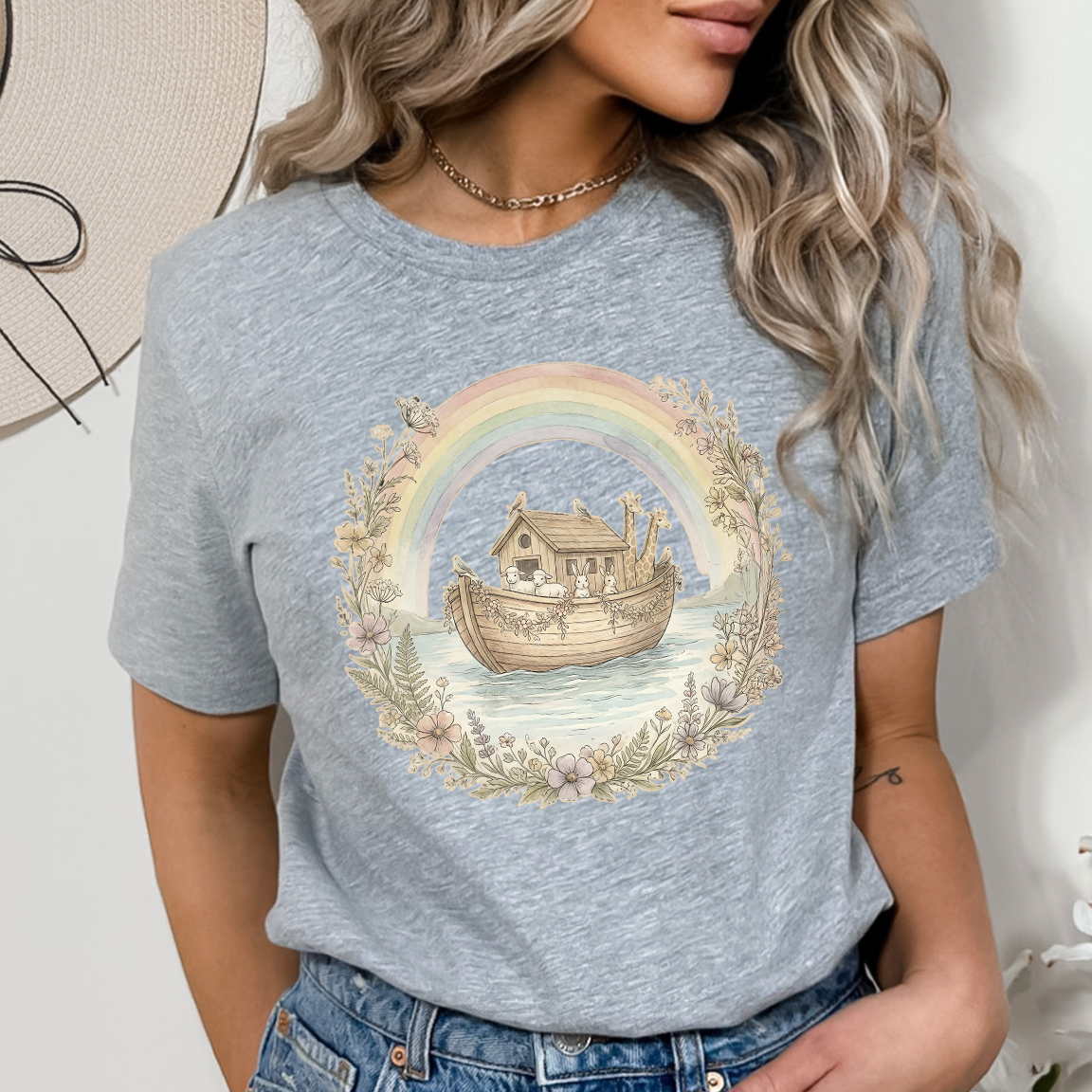 Nursery Noah's Ark DTF Transfer Design