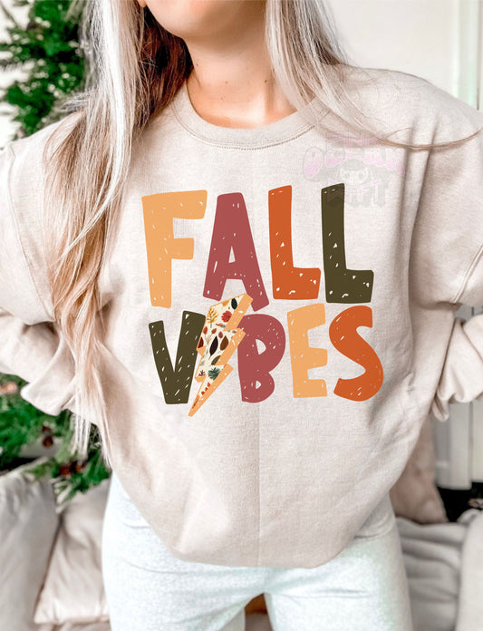 Fall Vibes with Bolt DTF Transfer Design