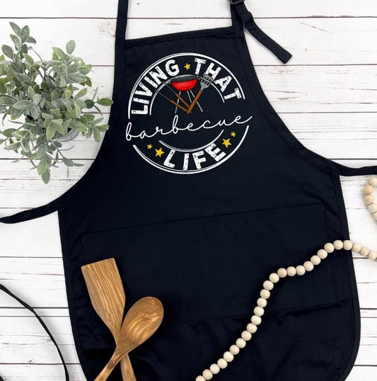 Living that BBQ life DTF Transfer Design