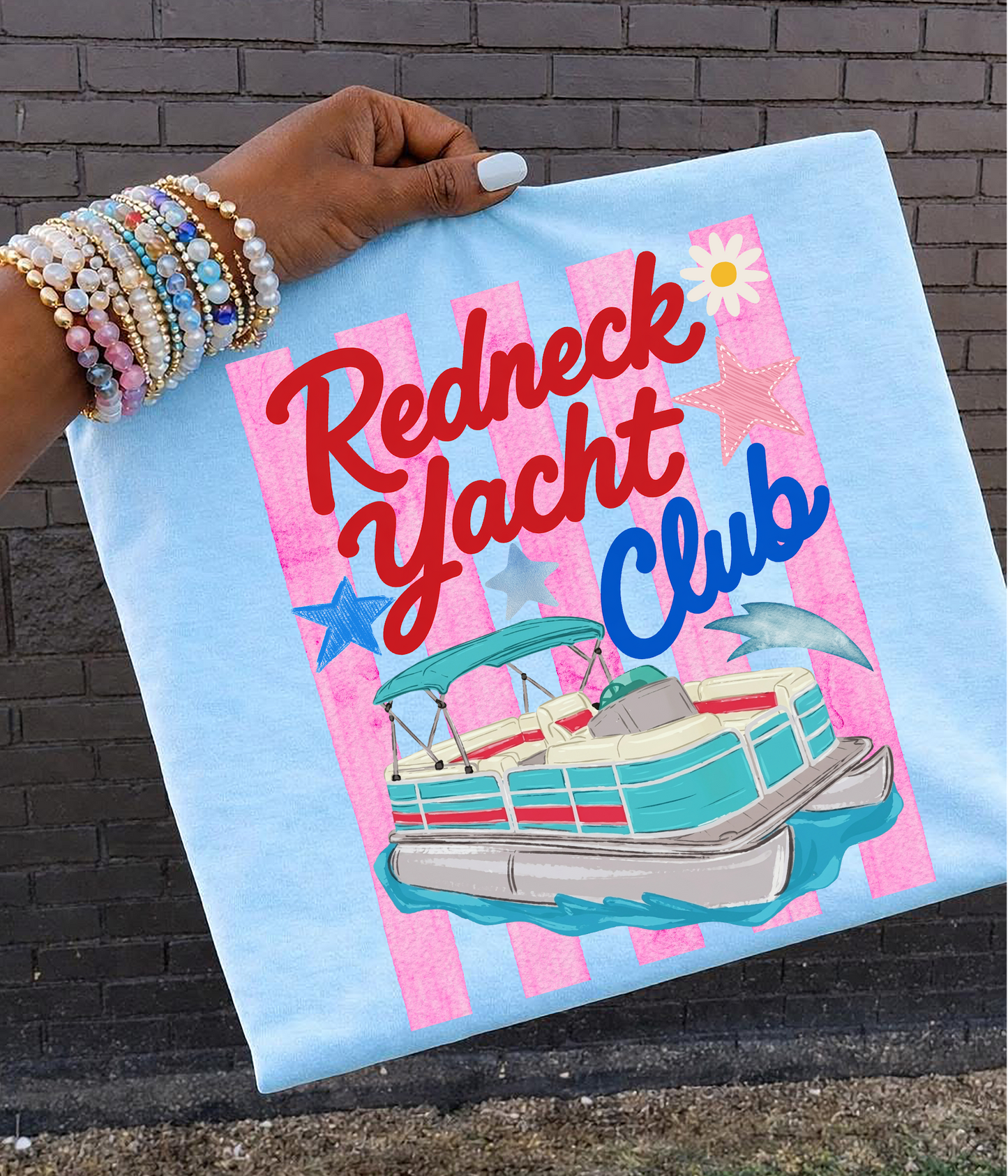 Redneck Yacht Club DTF Transfer Design