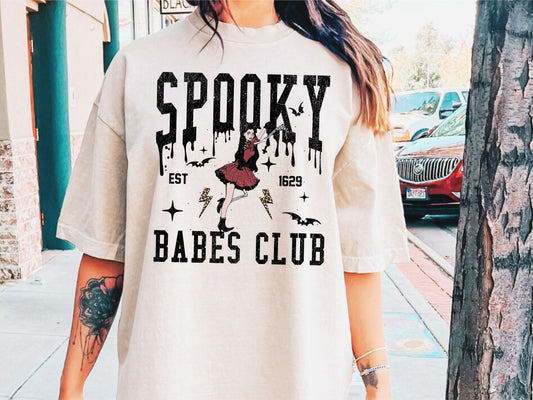 Spooky Babes Club  DTF Transfer Design