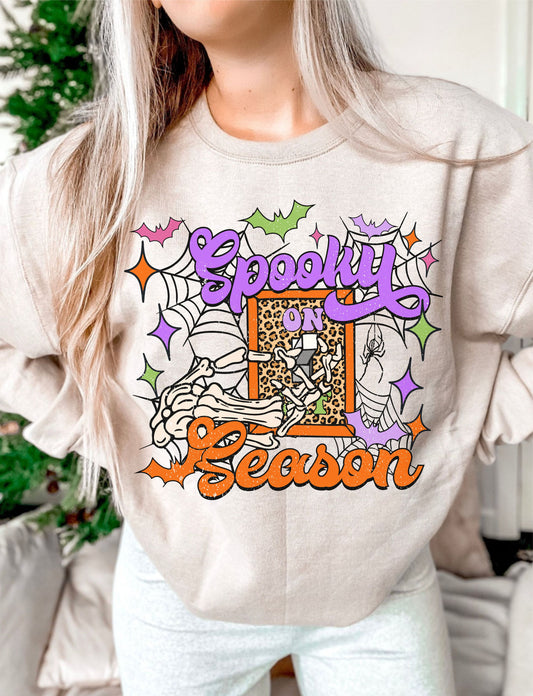 Spooky Season Light Switch  DTF Transfer Design