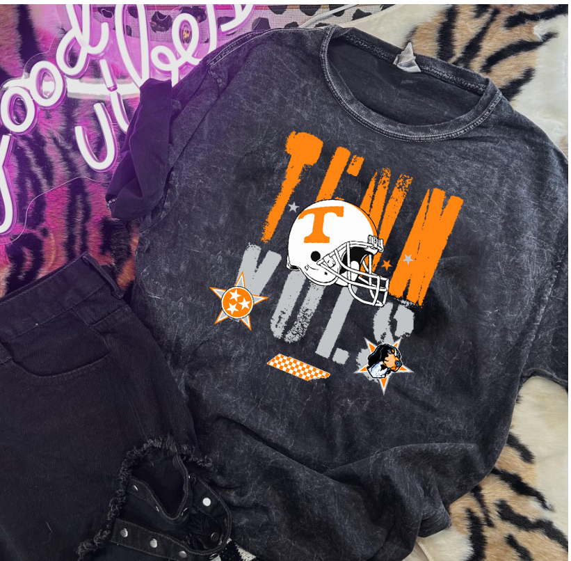 Tenn Vols grey DTF Transfer Design