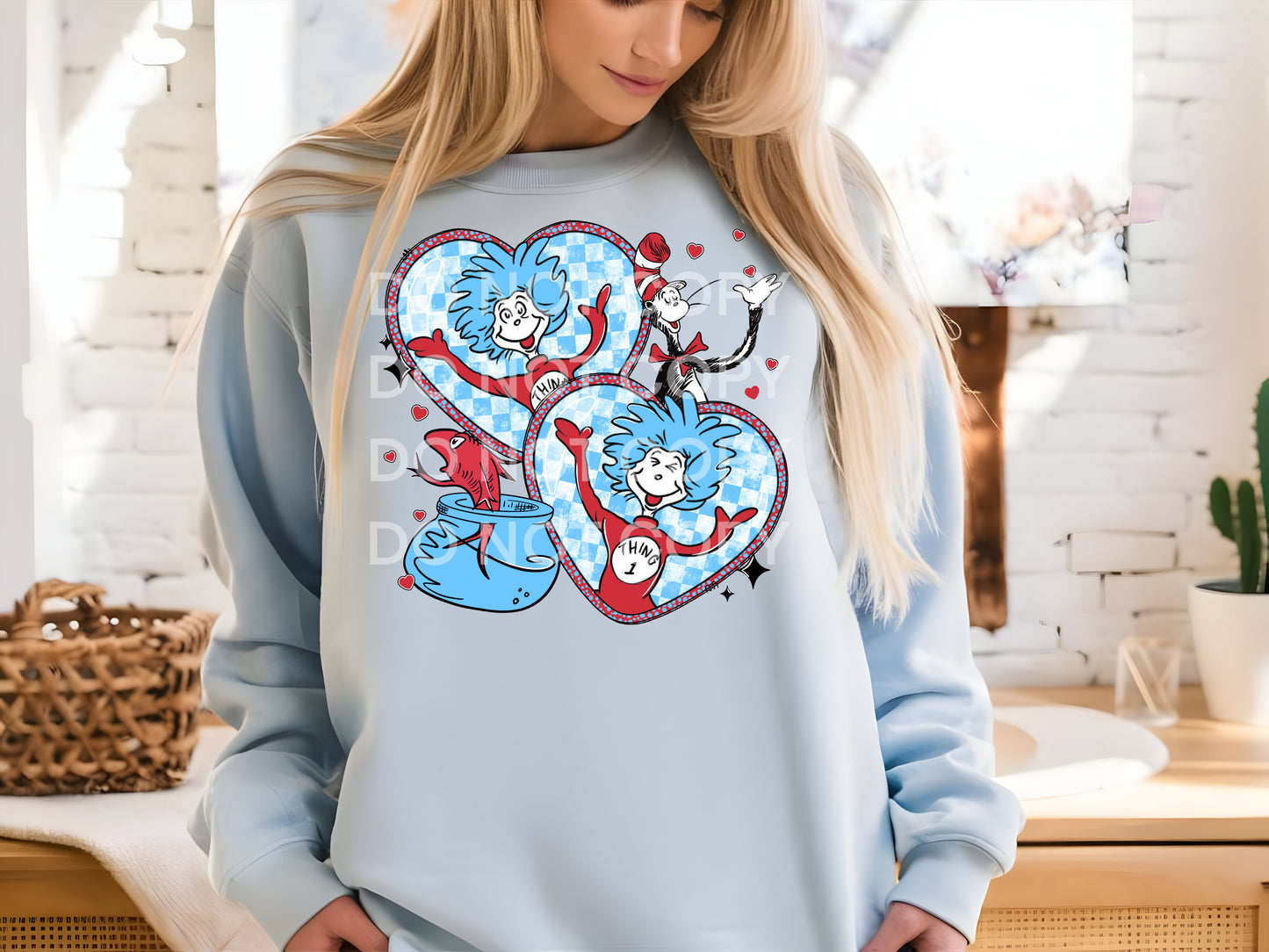 thing one and thing two DTF Transfer Design