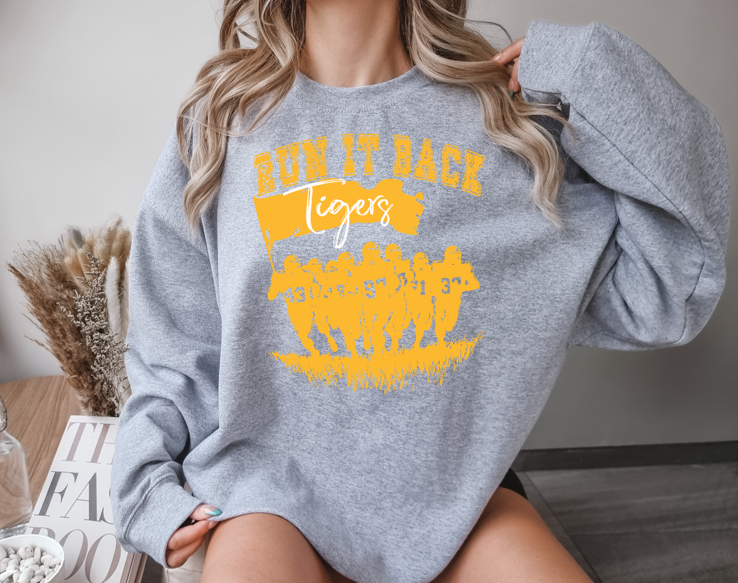 Run it Back Football Mascots DTF Transfer Design