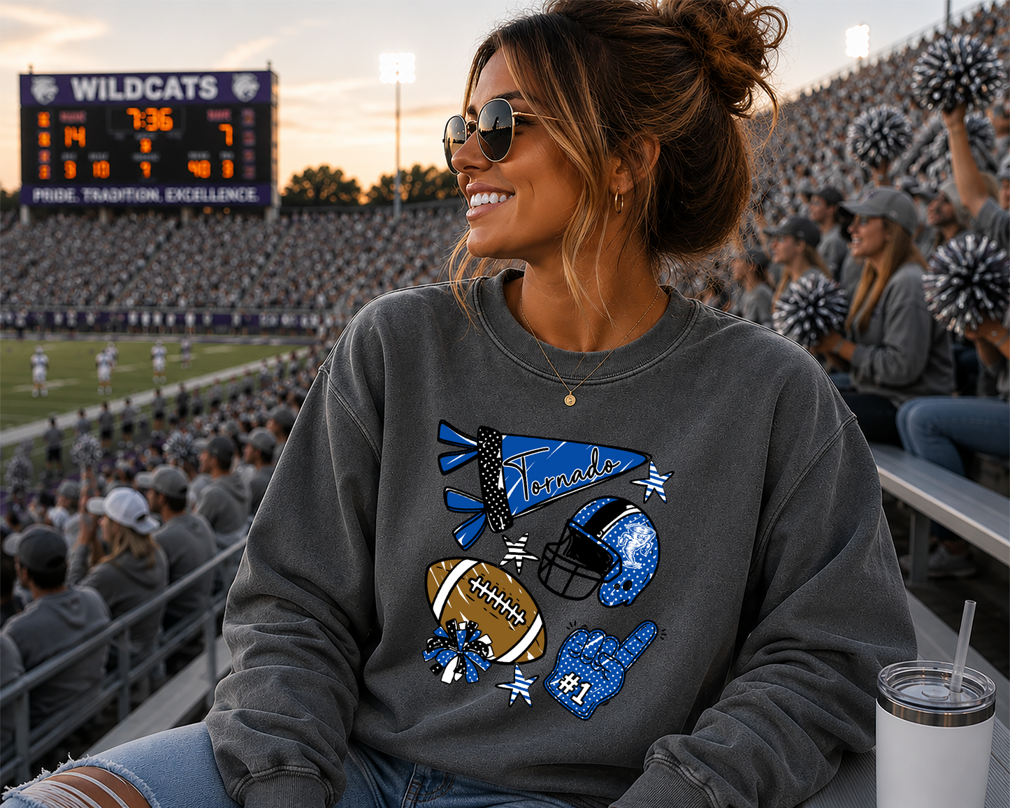 Mascot Friday Night Favorites football DTF Transfer