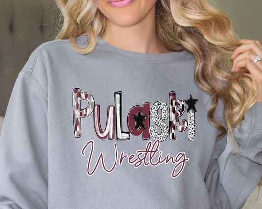 Pulaski Wrestling DTF Transfer