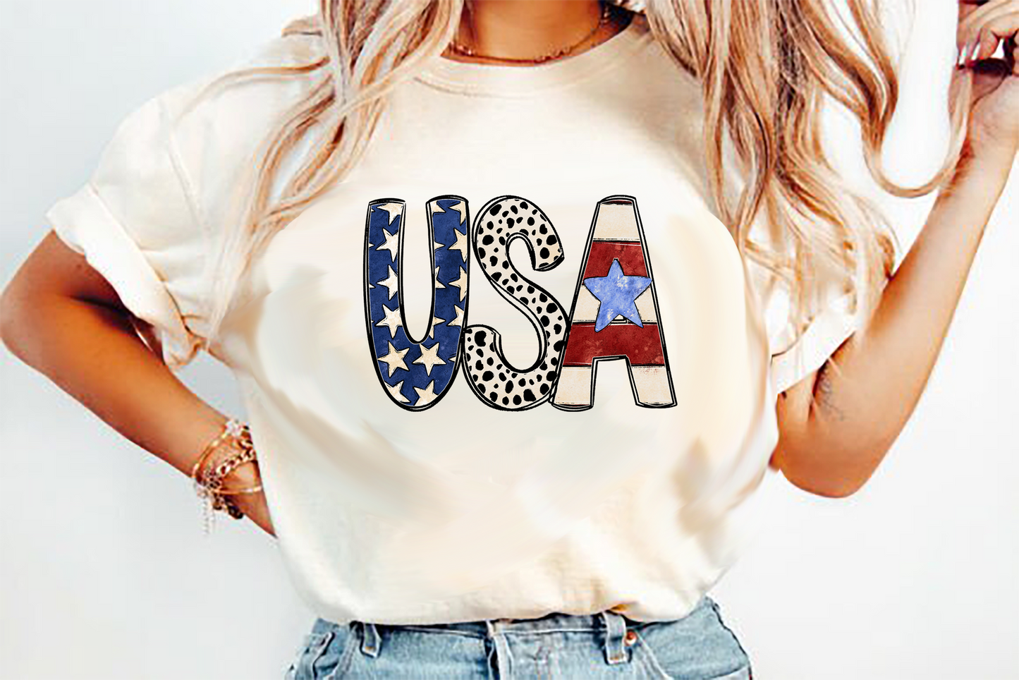 usa Stars(1) DTF Transfer design