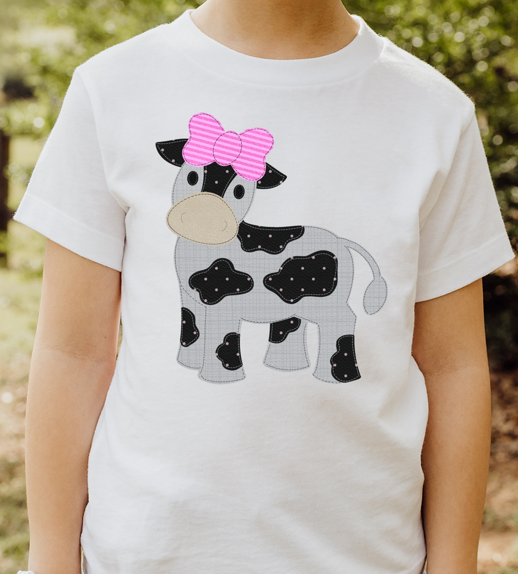 Vintage Cow girl DTF Transfer Design