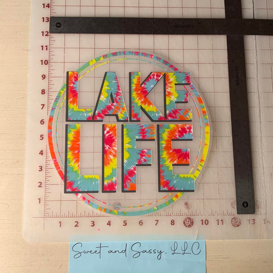 Lake Life DTF Transfer Design