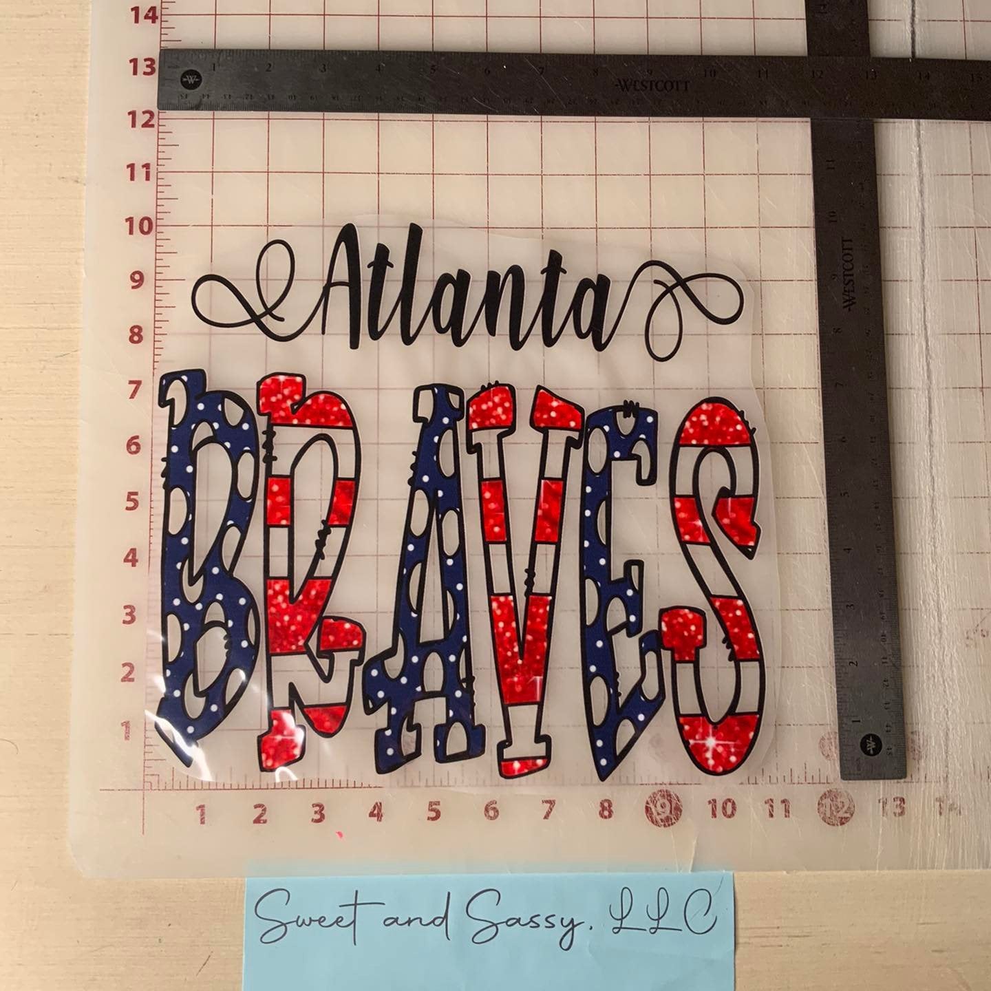 Atlanta Braves DTF Transfer Design