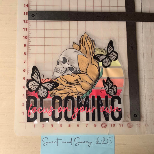 Focus on your own Blooming DTF Transfer Design