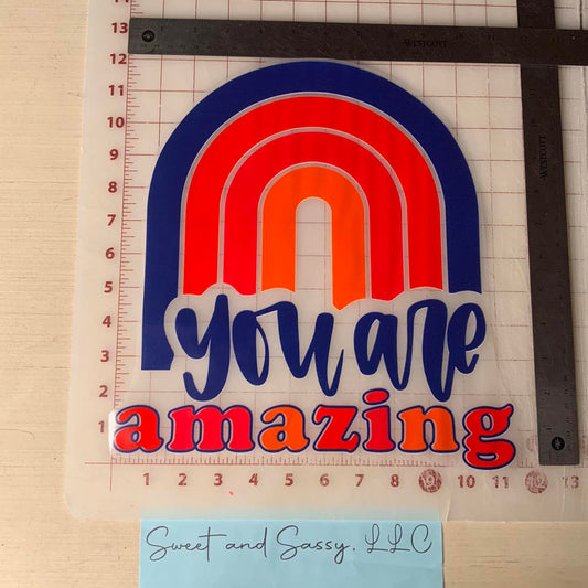 You are amazing DTF Transfer Design