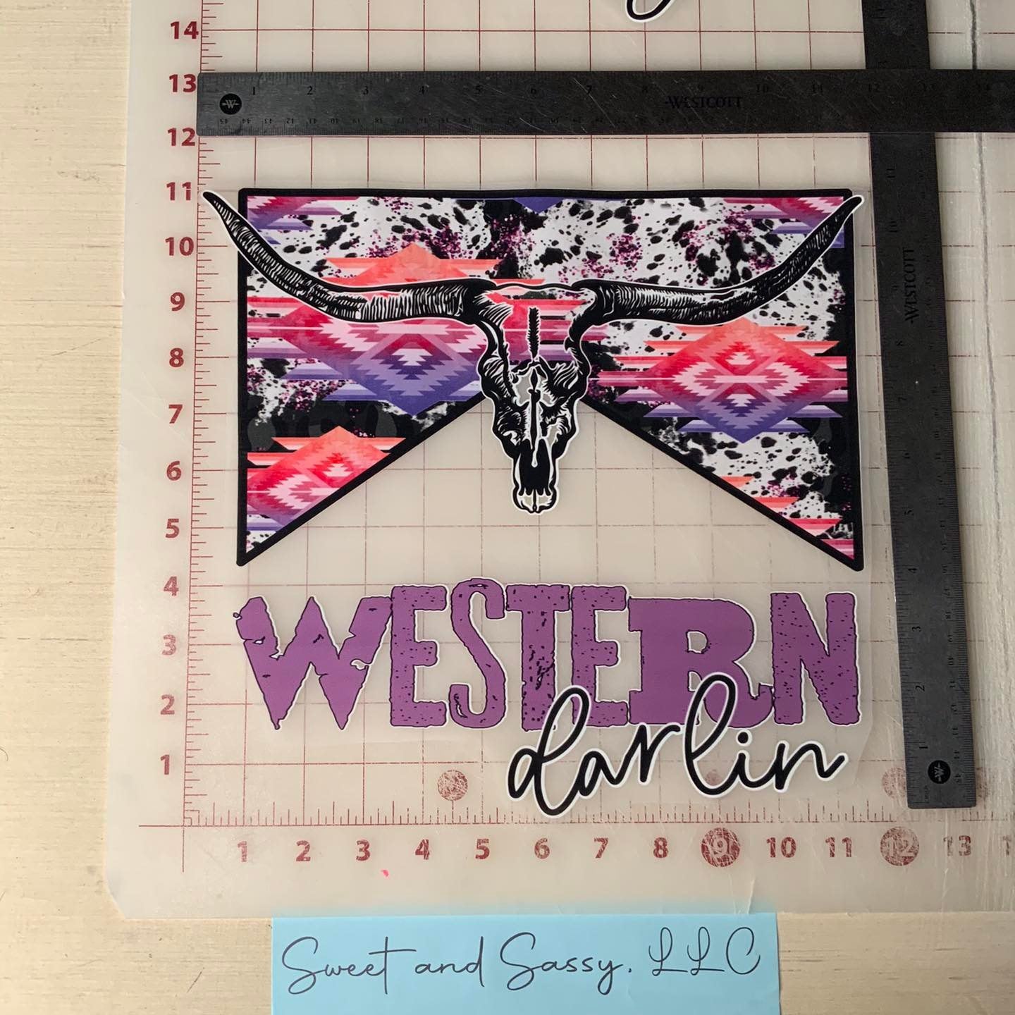 Western Darlin DTF Transfer Design