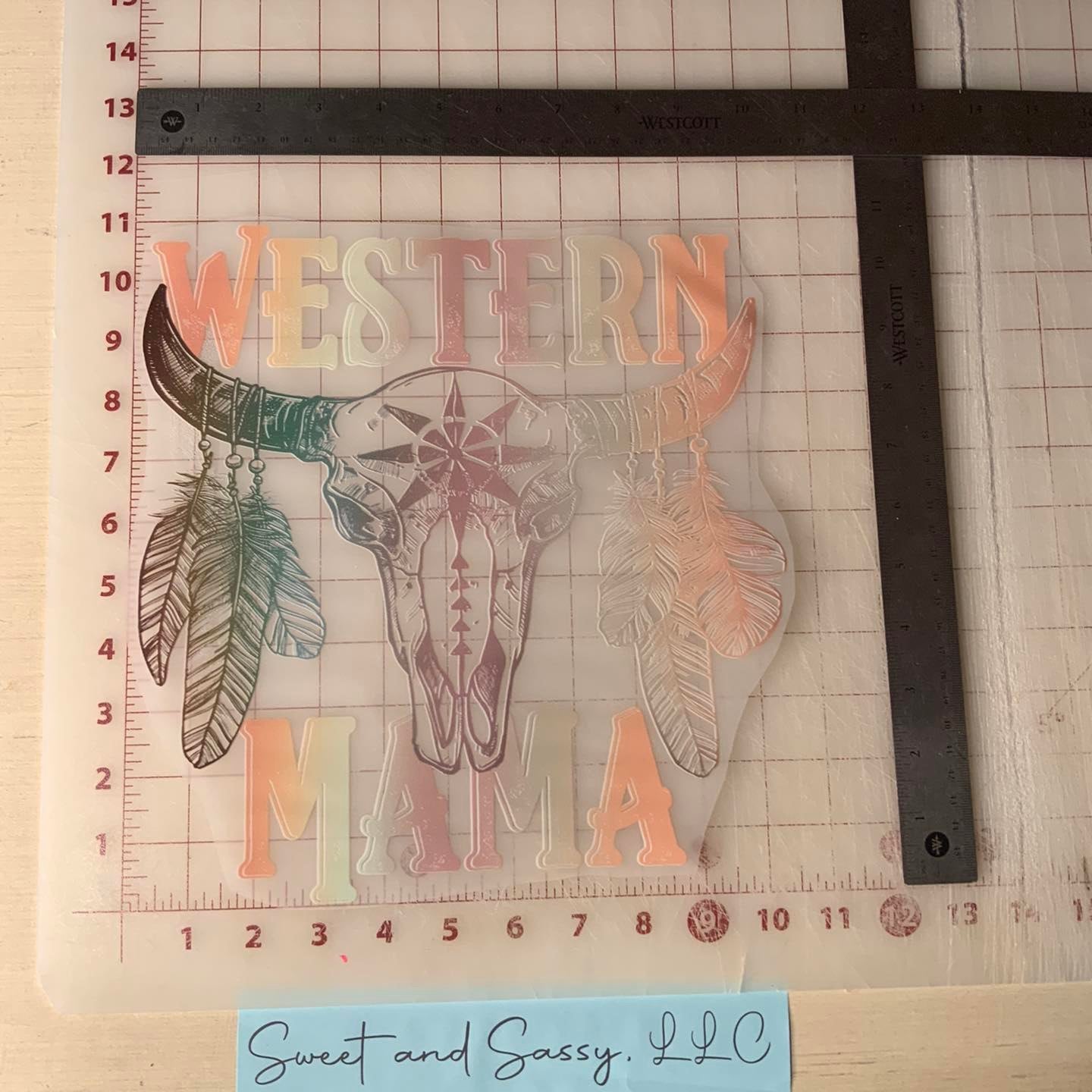 Western Mama DTF Transfer Design