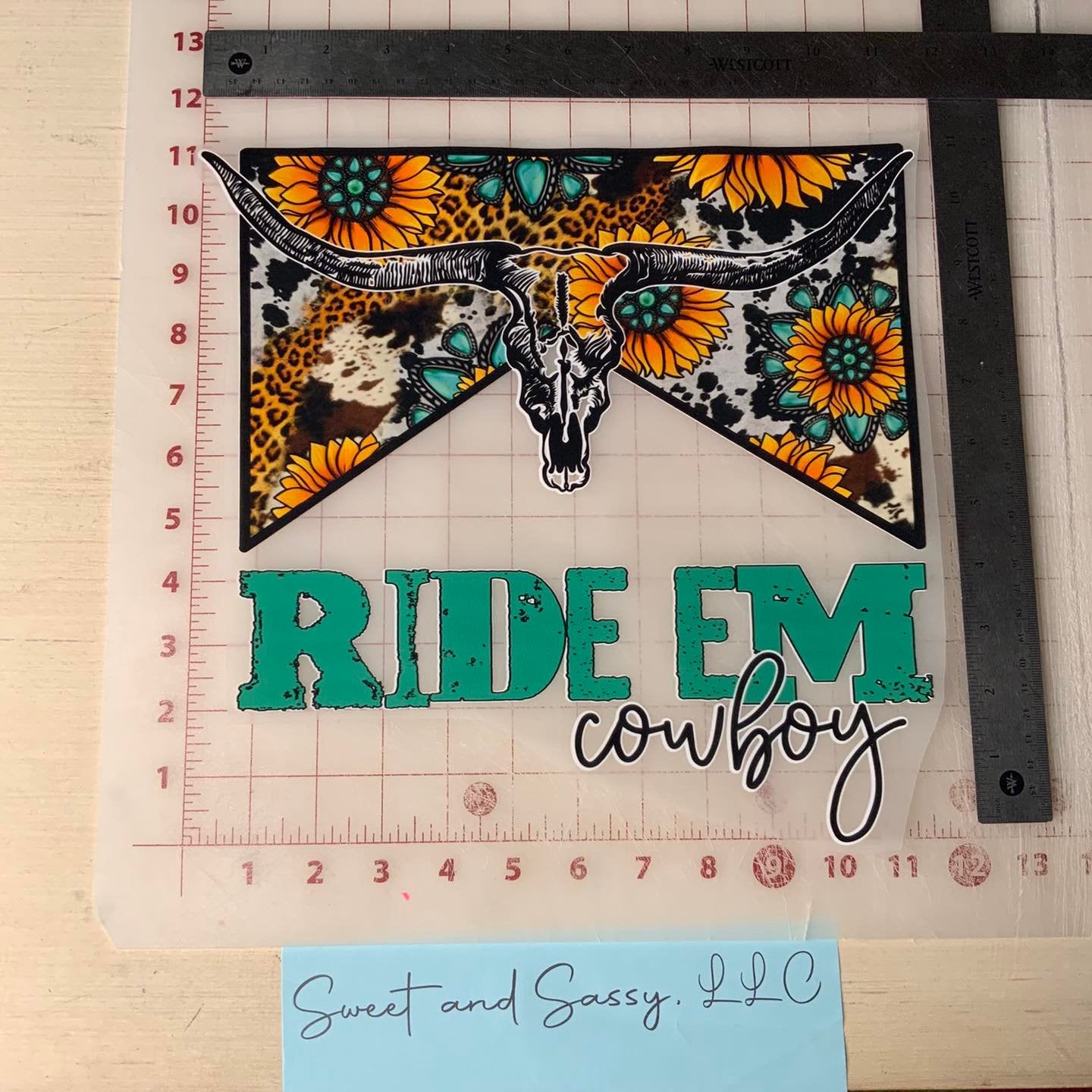 Ride Em Cowboy DTF Transfer Design