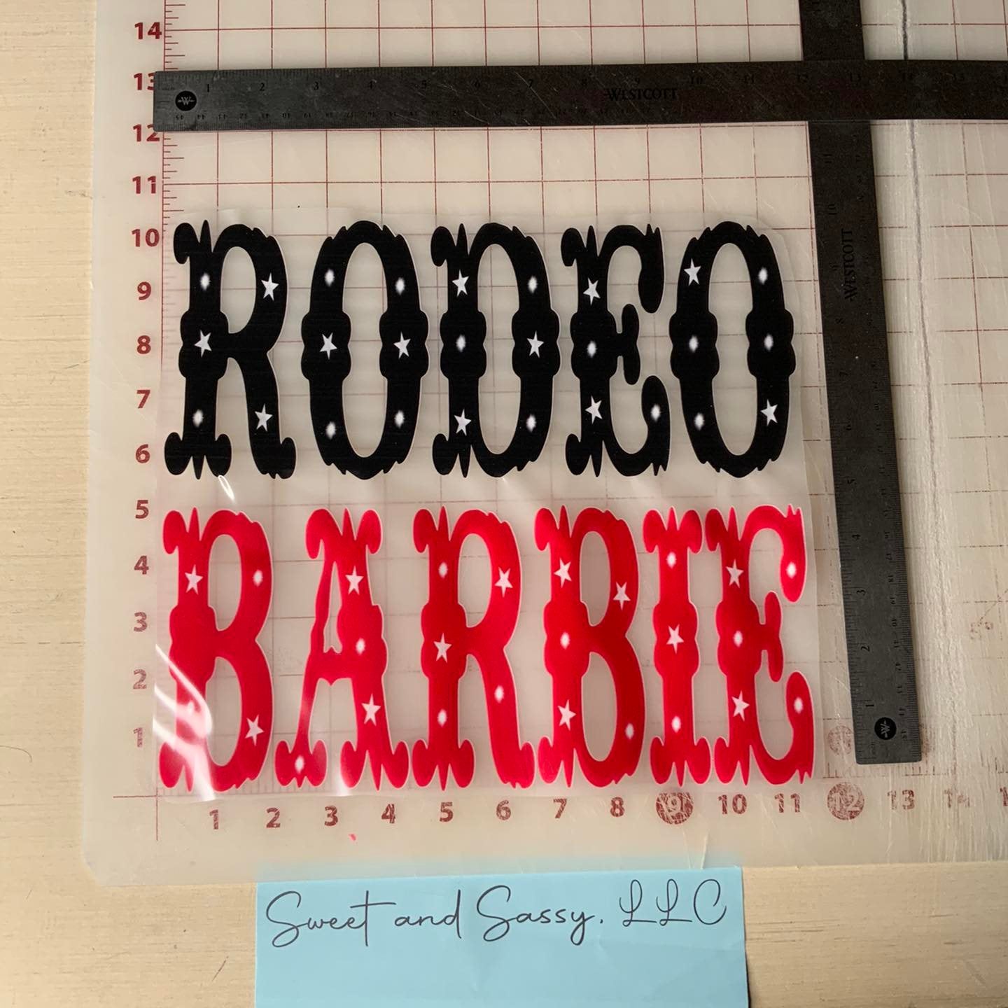 Rodeo Barb DTF Transfer Design