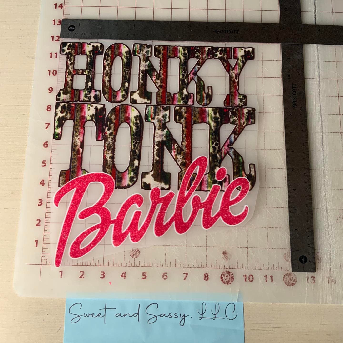 Honky Tonk DTF Transfer Design