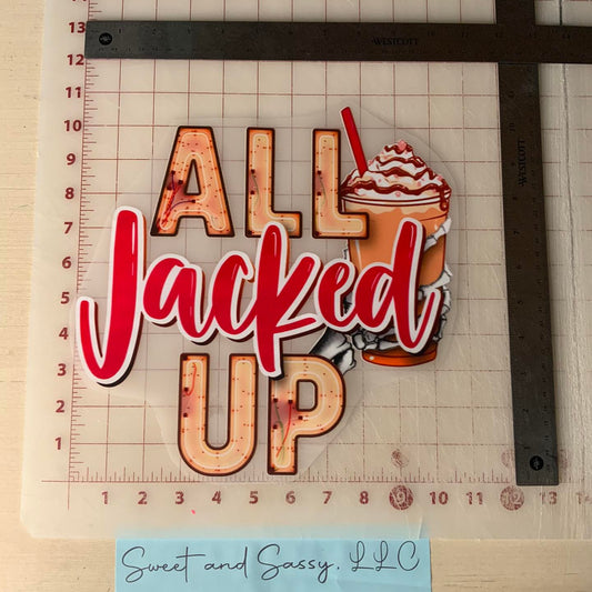 ALL Jacked UP Leopard Lips DTF Transfer Design