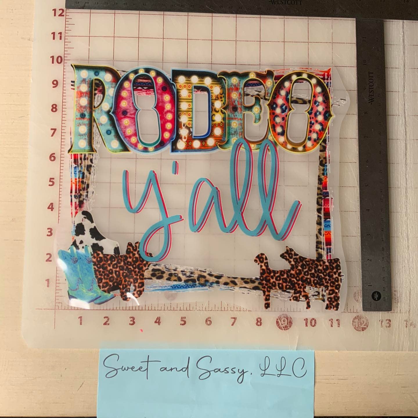 Rodeo Y'all DTF Transfer Design