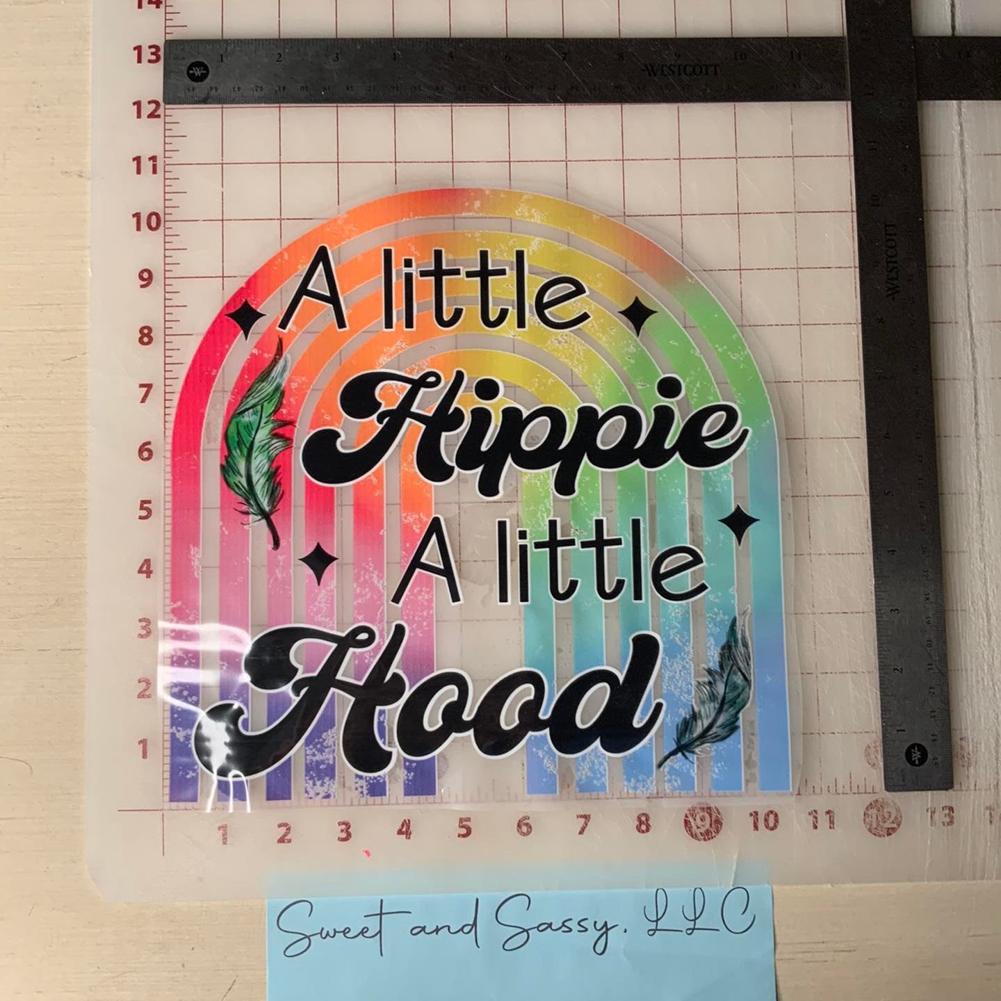 A little Hippie A little Hood DTF Transfer Design