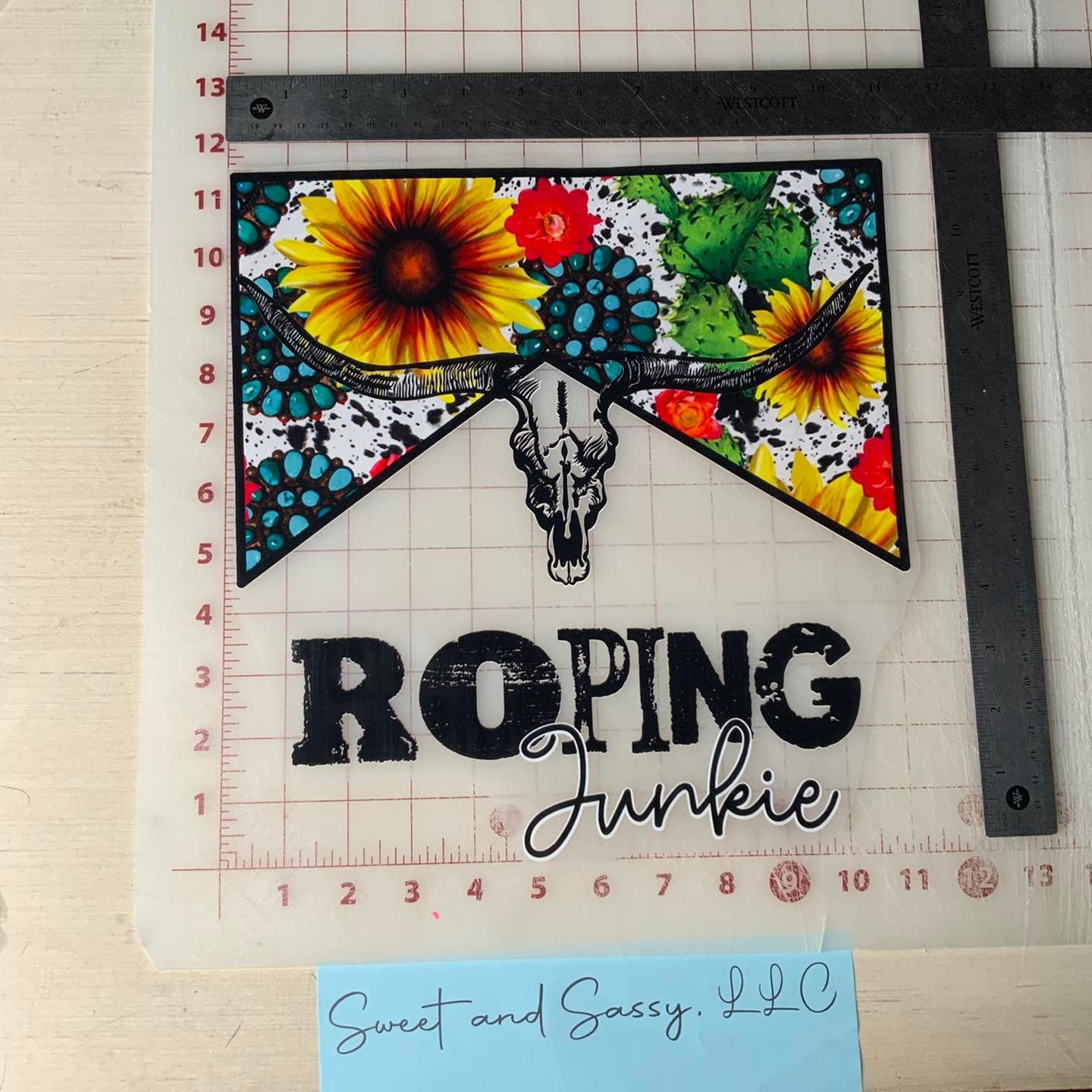 Roping Junkie #2 DTF Transfer Design