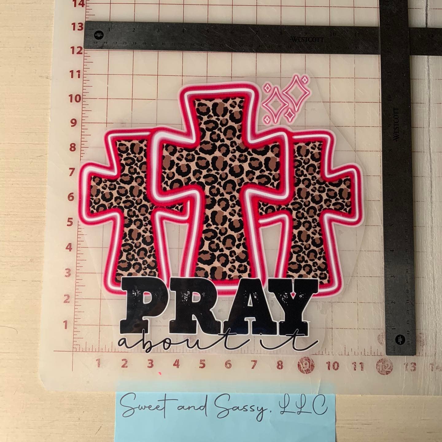 PRAY about it DTF Transfer Design